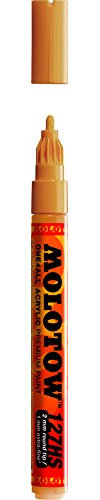 Molotow 127-HS Marker ONE4ALL, 2mm Spitze, 5,0ml, ockerbraun hell