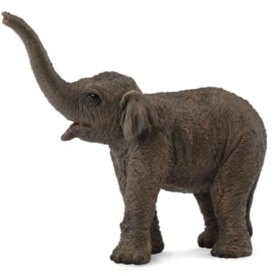 CollectA Asian Elephant Calf, Animal Figure | Realistic Collectable Animal Figure for Imaginative Play, Gift for Kids Age 3+