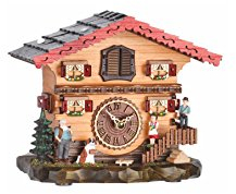 Trenkle Quarz Kuckucksuhr Schweizerhaus mit Musik TU 487 QM