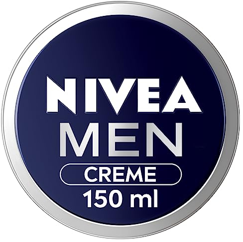 NIVEA Men Creme Pack of 5 (5 x 150 ml), Intensive Everyday Face, Body and Hand Cream with Vitamin E, Moisturising Cream For The Whole Body