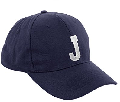 MFAZ Morefaz Ltd Ragazzo Bambino Cappello da Baseball di Stile Junior A-Z Lettera Ragazze Bambino Bambini Nave (J)