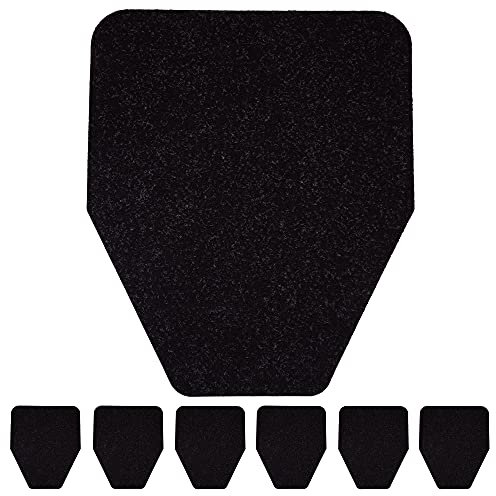Urinal Matte (6er Pack) Antimikrobielle, rutschfest, odor-eliminating Einweg Mats (schwarz)