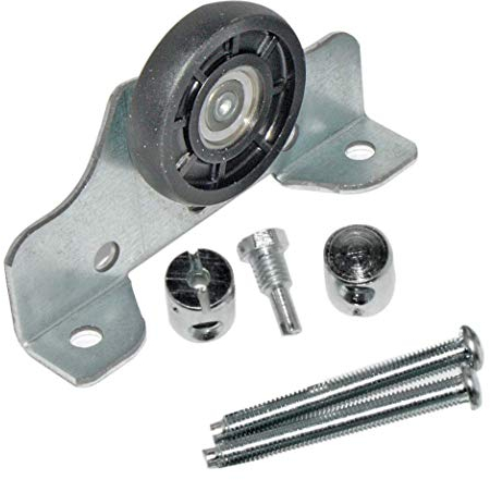 HKB ® 1 Stück Laufteil, Metall verzinkt, Kunststoffrollen, ø = 35mm, Tragkraft 25kg, inklusive Schrauben, Hersteller HKB, Artikel-Nr. 50197