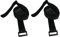 10X KLETTBÄNDER KlettGurte mit Schnalle/Öse – Klettverschluss Expander Klettband – 100% Nylon LANGLEBIG & ROBUST – Zurren, Befestigen, schnell & einfach –Bau Camping Haushalt Werkstatt (10x40cm)