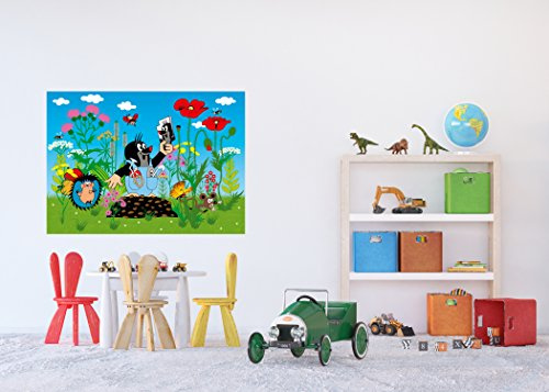 AG Design - Fototapete - Kleine Maulwurf - Wand Dekoration - Vlies Tapete - 155 x 110 cm – 1 teil – FTDNM 5261