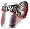 Vintage Ring 800er Silber Besteckschmuck Ring, ca. 63 (20,1)