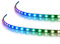 Anidees Extended Computer Magnetic 5V 3 Pin PC LED Strip - 2 PCS RGB PC LED Strip Light for ASUS AURA SYNC/MSI Mystic Sync/ASROCK AURA RGB/GIGABYTE RGB Fusion (5V 3 Pin addressable LED headers ONLY)