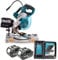Makita DLS600 18V LXT Brushless Mitre Saw 165mm with 2 x 3Ah Batteries & Charger