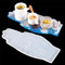 Zayookey Grande Moule Resine Époxy Plateau de Divination Moule Silicone Dessous de Verre Constellation Zodiaque Moulle Coulée de Forme de la Main Tapis de Tasse DIY Coaster Resin Mold