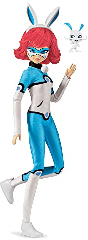 BANDAI - Miraculous Ladybug - Puppe - Bunnyx - Ankleidepuppe mit Gelenken 26 cm - Superhelden-Puppe - P50011
