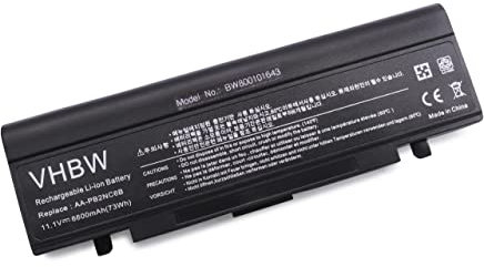 vhbw Batterie Compatible avec Samsung R60Plus, R60 Plus, R610, R65-CV01, R65-CV03, R65-CV04 Ordinateur Portable Notebook (6600mAh, 11,1V, Li-ION)