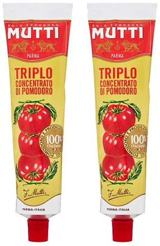 Mutti Tomatensauce 3-fach konzentriert, Tube 185 g, 2 Stück