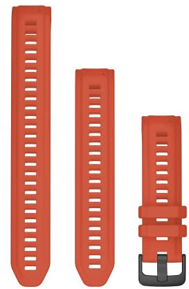 Garmin Wechselarmband 20mm, passend für Instinct 2 S-Modelle, Flammenrot