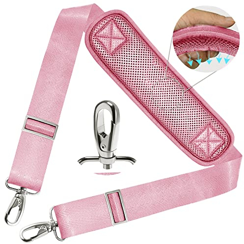 ZINZ 78 Tracolla Universale con Cuscino Ultra-Spesso, Fibie a Doppio Bilanciamento per Borsa da Viaggio/Laptop/Sportiva,Rosa US