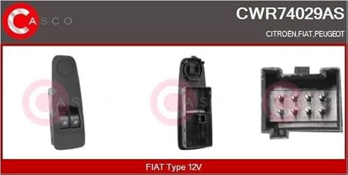 Casco CWR74029AS Schalter Glasheber Fca