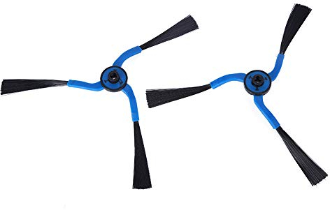 Serlium 2 Pezzi Spazzola Laterale di Ricambio,di Ricambio per spazzole,Texture Morbida,Kit con spazzole a 3 Pale,Laterali di Pulizia Adatti per Robot spazzante Samsung VC‑RM72VR