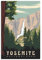 YONGCAI Yosemite National Park Falls Vintage Reiseposter Leinwand Wand Home Room Decor Kunst Poster Gemälde Bild Druck Geschenk Poster