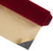 CRE8TIVE Papier peint autocollant en velours rouge foncé de 30,5 x 203,2 cm pour tiroir à bijoux, papier peint en velours coloré à décoller et coller - Feuilles de papier contact rouge en feutre pour