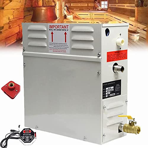 JIADUOFU Steam Generator, Shower Sauna Bath Home Steam Bath Spa Generator, Commercial Self-draining Steam Generator for Shower in Home Steam Room Shower,18kw-380V