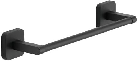 Gedy Porte-Serviettes Barre 30 cm Tonga Noir Mat