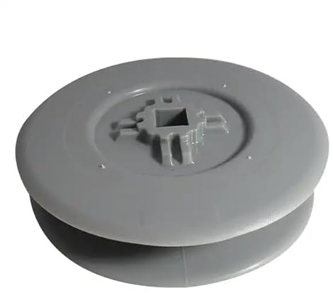 cyclingcolors Poulie de guidage de volet roulant pour sangle 12 à 15mm sortie carrée 10mm en plastique gris à clipser Fenêtre Store Cordon, Ø 100mm