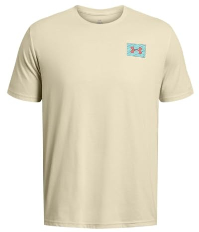Under Armour Herren UA Color Block Logo LC T-Shirt, Silt-Black, L