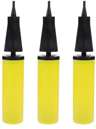 3pcs Hand Pump Balloon Pump Hand Mini Blush Portable Balloon Pump Ballon Inflattor Hand Held Air Inflator Portable Tire Pump Yoga Pump Mini Soccer Balls Air Pump Float Plastic