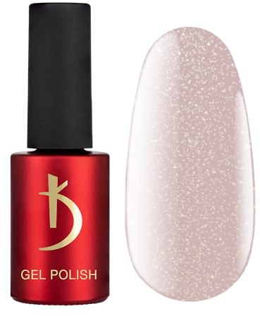 UV Nagellack Gel für Nägel - Beige Shimmer - Gel Nail Polish UV-LED -7ml- langlebig - Glanz Maniküre - DIY Nageldesign - Farbe GelNägel Manicure