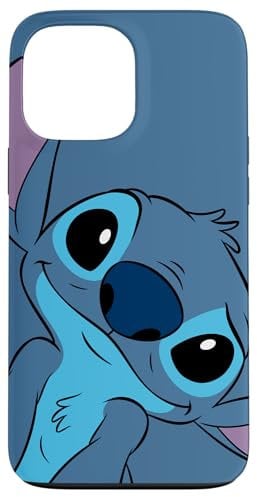 iPhone 13 Pro Max Disney Lilo and Stitch Cute Stitch Face Slate Gray Case