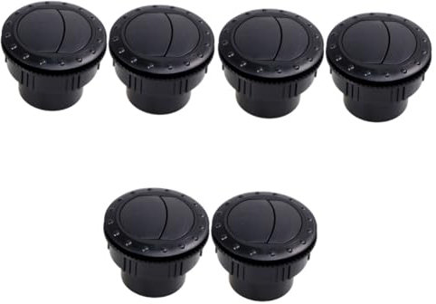 CLISPEED 6 Piezas ventilación del coche deflector salida de aire autocaravanas accesorios aire acondicionado para caravanas calentador automotor rejillas de aire acondicionado ventana techo