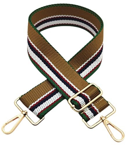 Traziewell Taschengurt Braun Breit Schultergurt Riemen für Handtaschen/Taschen Taschenriemen Ersatzriemen bunt Vintage Pattern 2121