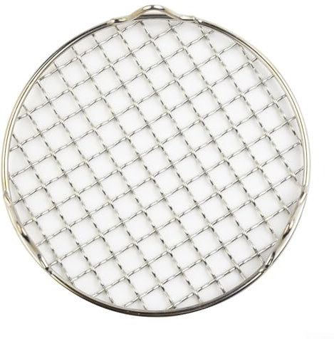 QOXEZY Rejilla redonda de enfriamiento para hornear, bandeja de alambre de acero inoxidable 201, estantes redondos para horno para enfriar, hornear, cocinar al vapor (18 cm)