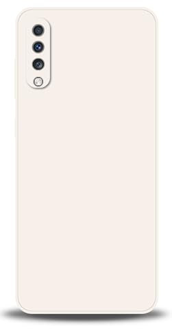 WUACYEAMING kompatibel mit Samsung Galaxy A70 Hülle Silikon Weich Slim Matt TPU Case mit Kameraschutz Stoßfest rutschfest Kratzfest Leicht Schutzhülle-Weiß
