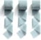 MORSUNBELA Geschenkband Chiffonband Graublau, 38mm x 19,2 m Schleifenband Hochzeit Dekoband, Geschenk Dekoration, Stoffband für Hochzeit Party Muttertag Geburtstag Geschenke