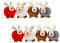 Gotyou 8 PièCes Decoration Sapin Noel Pendentif, Decoration Noel Sapin, Pendentifs D'éLan De NoëL, Peuvent êTre UtiliséS sur Les Arbres De NoëL, Les Vacances, Les DéCorations De FêTe.