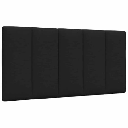 vidaXL Kopfteil-Kissen Hanko Schwarz 100 cm Stoff, Kopfteilkissen, Kopfkissen, Lesekissen, Kopfteilpolster, Rückenkissen, Kissen-Kopfteil, Kopfteil Polster