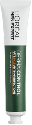 L'Oréal Men Expert - S.O.S Paste gegen Unreinheiten – Lokalisierte Pflege gegen Pickel und reinigende Maske – angereichert mit Niacinamid und Glykolsäure – Derma Control – 45 ml