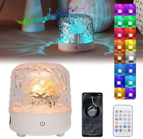 Onde Proiettore Stelle Soffitto: Proiettore Stelle Galaxy Lampada Notturna Con Cassa Bluetooth, 16 Colori LED Proiettore Stelle Soffitto, Wave Lamp Galaxy Projector per Partito Room