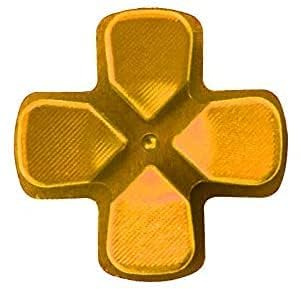 Dpad D-Pad de aluminio metálico para mando de juego inalámbrico PS4 (dorado)