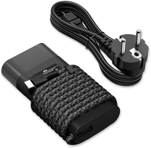 Neues Slim Ladegerät für HP USB C 65 W Laptop für HP Elitebook x360, Spectre X360 14 2-in-1, Chromebook X360, Pavilion X2, ProBook Typ C, tragbarer Power Adapter