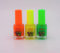 Neon Nail Polish – Bright, Quick-Drying & Long-Lasting Fluorescent Nail Paint – No UV Needed High-Gloss Finish for Bold Nails (Green + Yellow + Orange, Pack)