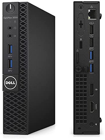 Dell OptiPlex 3050 Micro | Intel Core i3-6100T 3.20GHz | 8GB DDR4 | SSD 128GB | Windows 11 Pro | Mini PC Desktop (Ricondizionato)