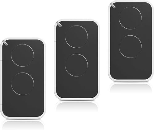 Era Inti 433,92MHz Telecomando Cancello, 3PCS Telecomando Cancello N1ce, Compatibile con ON2E, 2 Canali