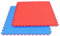 TBP095 - Alfombra de gimnasio puzzle tatami de 100 x 100 x 2 cm – 1 baldosa para suelo de goma para el gimnasio, grosor 2 cm – Tatami gimnasio alfombra de goma, rojo/azul