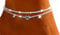Bracelets Cheville Femme Argent 925 Imperméable Bracelet de Cheville pour Femme Réglable Cordon Perlé CZ Cœur Bracelets de Cheville Chaine Cheville Femme Bijoux De Plage D'Été