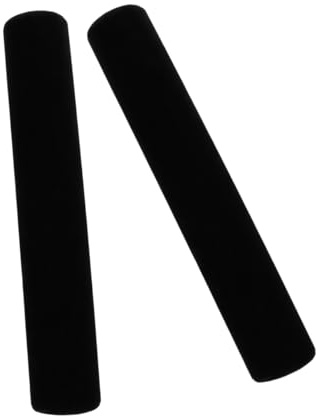 Healvian Porta Braccialetti Doppio Nero, Organizer Multifunzione per Gioielli e Orologi, Supporto Elegante e Protettivo per Casa e Negozio, 2 Pezzi
