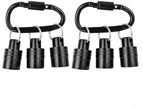 2 Pack Portable SDS Shank Bit Holder Keychain Extension Rod for Electric Hammer Drill Bits Storage | Lightweight Aluminum Organizer for DIY & Professional Tools