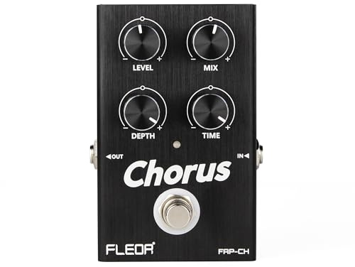 FLEOR Analog Chorus Pedal, warme breite Modulationseffekte mit reibungsloser Bewegung, True Bypass Gitarrenpedal für E-Gitarre, Bass & Synth