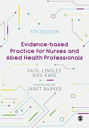 Evidence-based Practice for Nurses and Allied Health Professionals