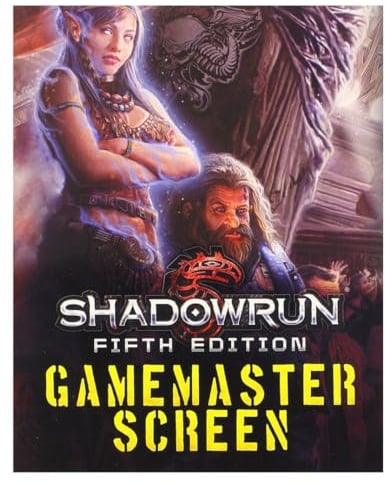 Shadowrun 5th ed Gm Screen